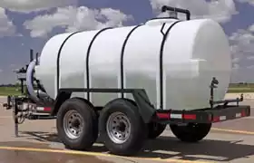 trailer for portable water storage