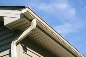Eaves and downspout