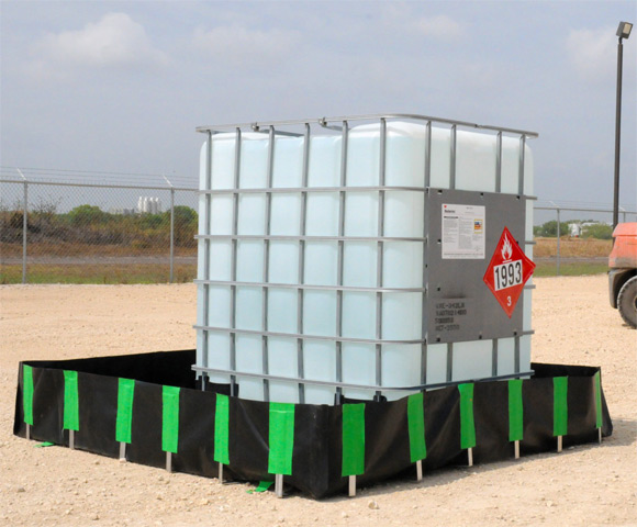Aluminum Angle Spill Berm for Trucks Aluminum Angle Spill Berm