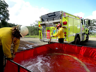 open top dump tank