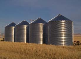 Corrugated farm tanks