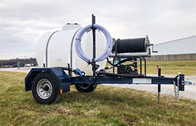 525 DOT gallon water trailers for water hauling