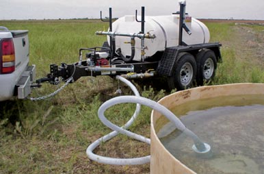 water wagons can be filled from a variety of water sources