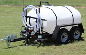 800 gallon water hauling trailer