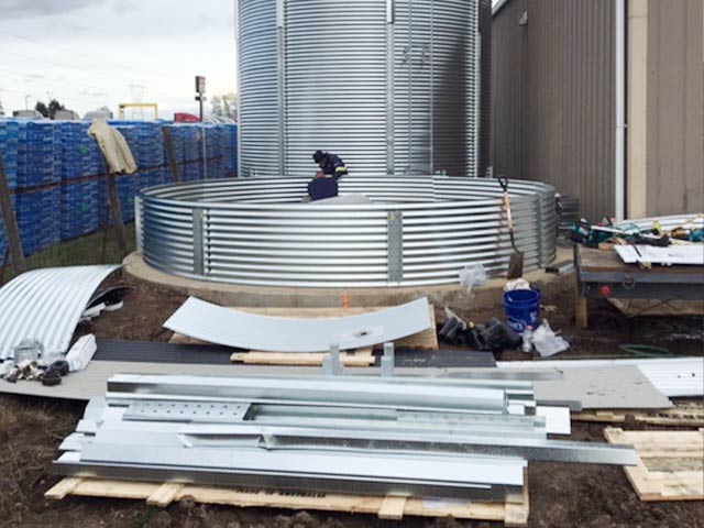 steel water tank