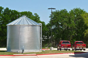 corrugated tanks for storing brine