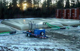 frac bladder tank