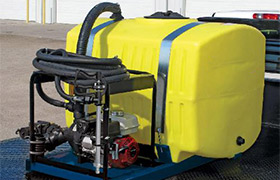skid mounted unit for fire fighting